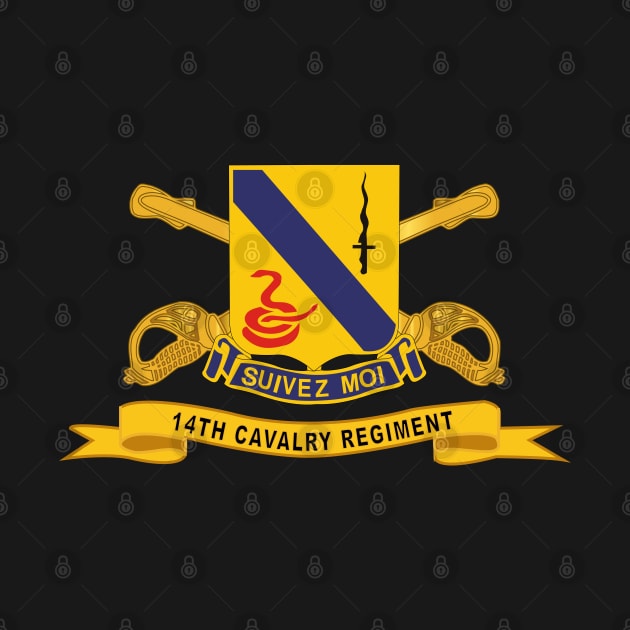 14th Cavalry Regiment w Br - Ribbon by twix123844