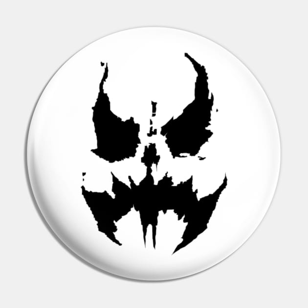 Fear (black) Pin by sullyink