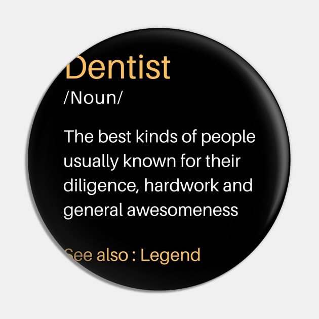 Best Dentist Pin by UniqueStyle