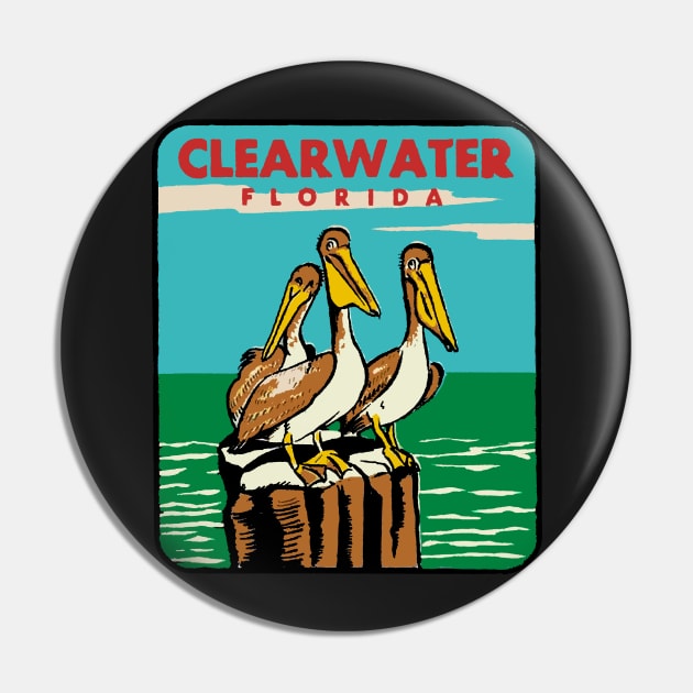Vintage Clearwater Decal Pin by zsonn