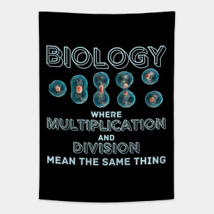 Biology where Multiplication and Division mean the same thing Tapestry