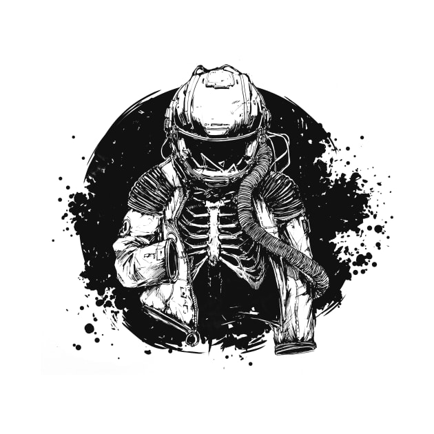 Dead astronaut by Ninja Jo