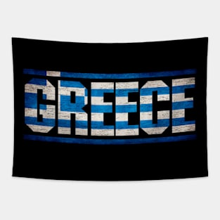 Greece Retro Flag for Men Women Greece National Pride Tapestry