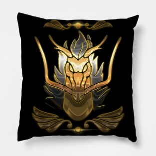 Dragon Bronze Pillow