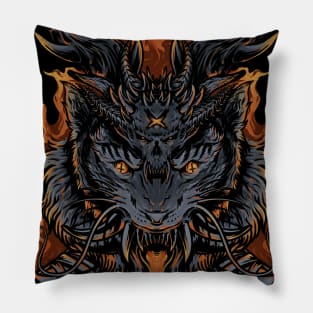 Tiger: Triangle Fire Pillow