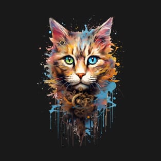 Machine Cat Mechanical Cat T-Shirt