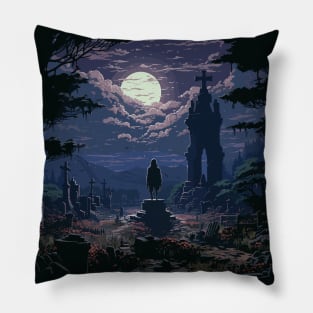 Haunted Graveyard Pillow