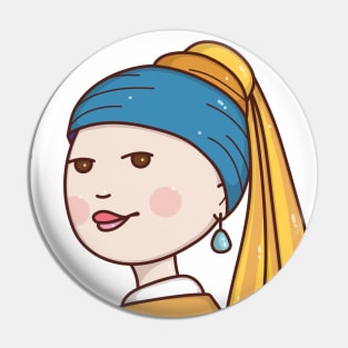 Girl with the pearl earring MS Pin