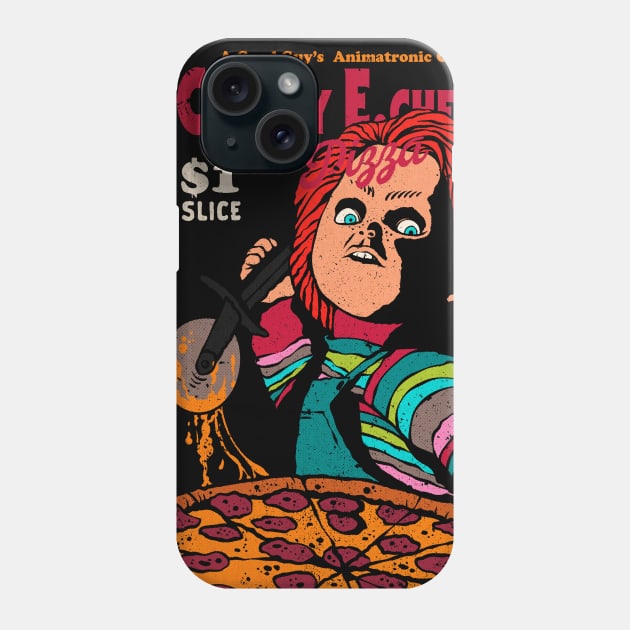 Chucky E. Cheese's Pizza Phone Case by designedbydeath