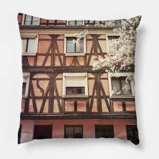 pink facade Pillow