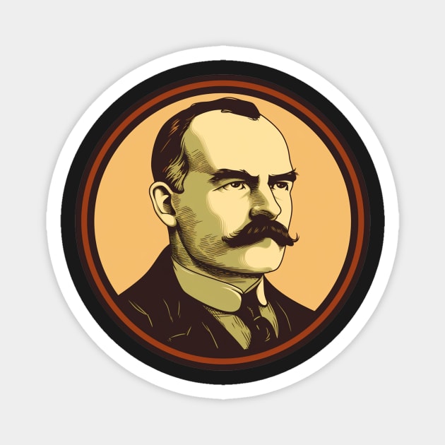 James Connolly - Irish Republican Magnet by RichieDuprey