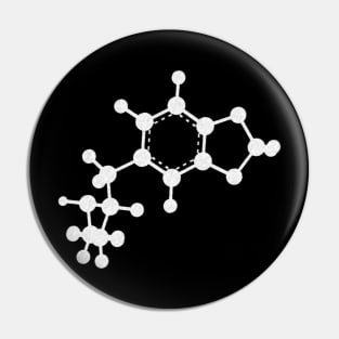 Ecstasy Molecule Pin