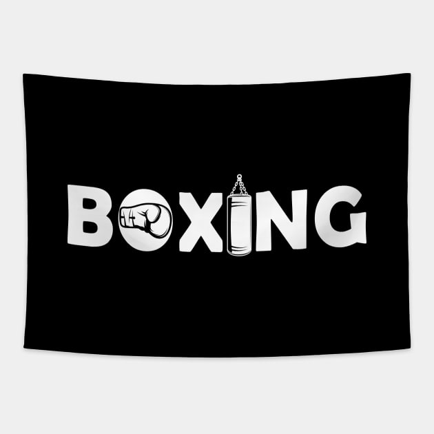 Boxing Tapestry by KC Happy Shop