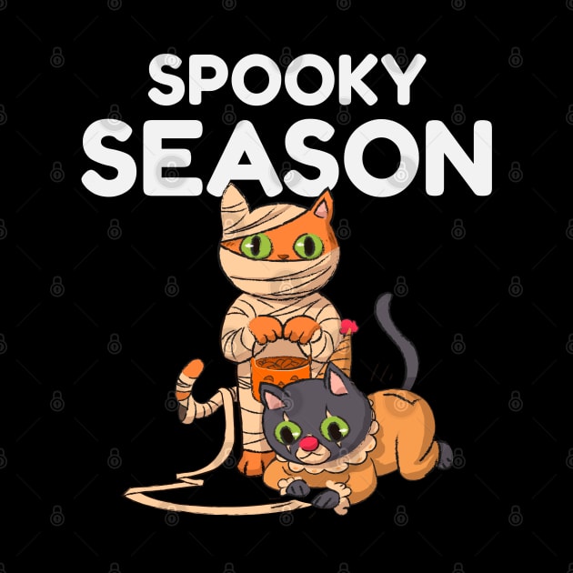 Spooky Season Mummy Cats by Purrrfect Spot