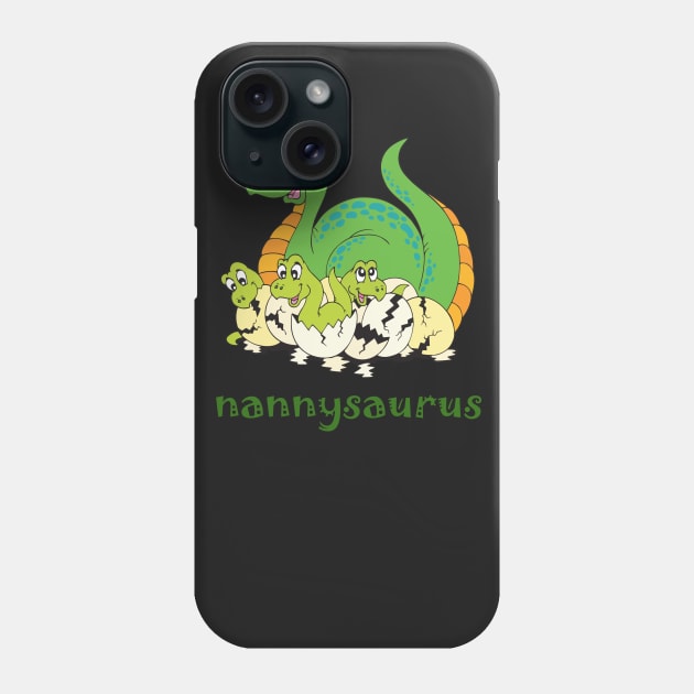 Nannysaurus Phone Case by cdclocks