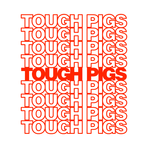 ToughPigs - shopping bag logo by ToughPigs