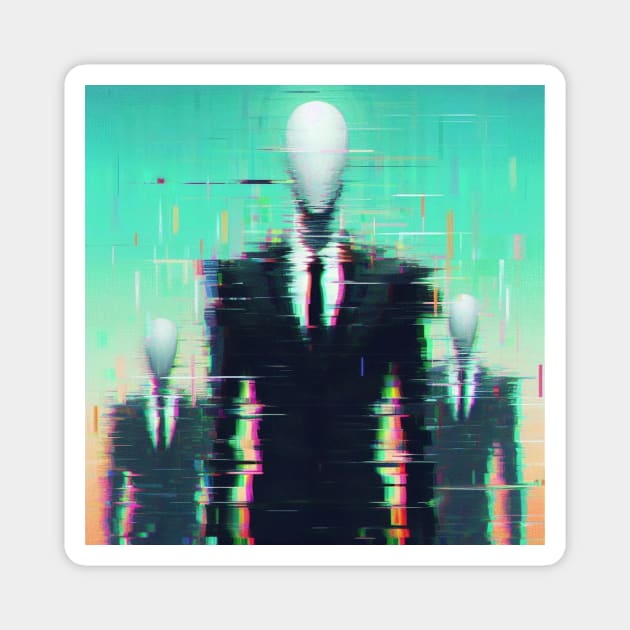 Slenderman Magnet by Donkeh23