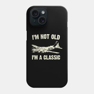 Airplane Aircraft Plane 40th 50th 60th 70th 80th Birthday Gift  Idea Men Phone Case