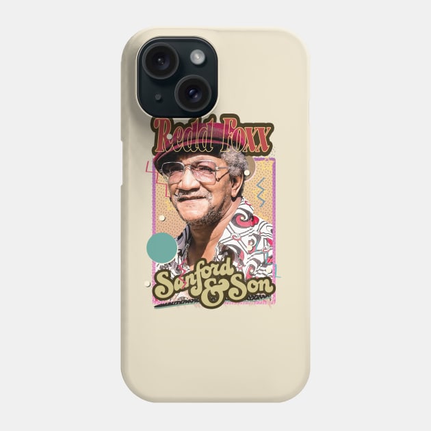 Redd Foxx || Retro Art || Sanford & Son#3 Phone Case by Alaknanda prettywoman