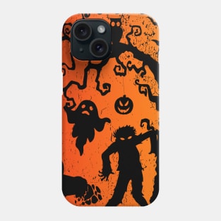 Halloween Zombie Chase Phone Case