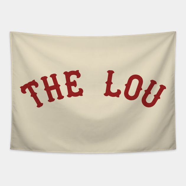 The Lou // Retro St Louis Fan Tribute Tapestry by darklordpug