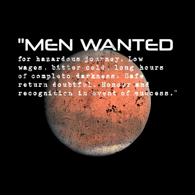 Mars Exploration Shackleton Ad Text by focodesigns