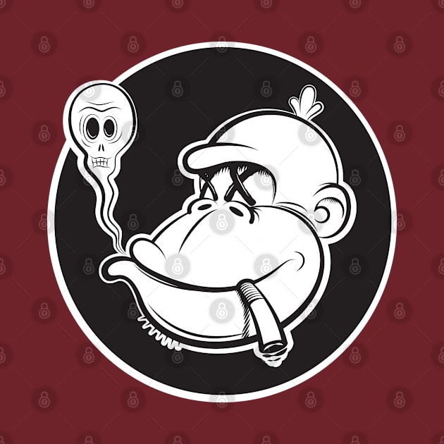 Smoking Monkey by GraficBakeHouse