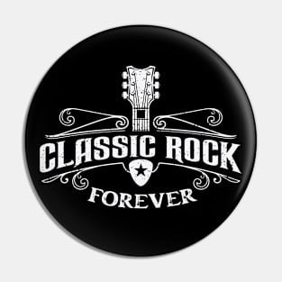 Vintage Classic Rock Forever Badge Pin