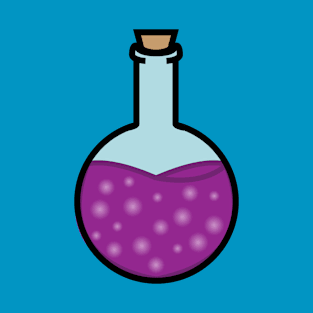 DIY Purple Potions/Poisons for Tabletop Board Games (Style 3) T-Shirt