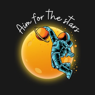 Astronaut "Aim for the stars" T-Shirt