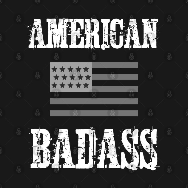 American Badass Flag Shirt by jutulen