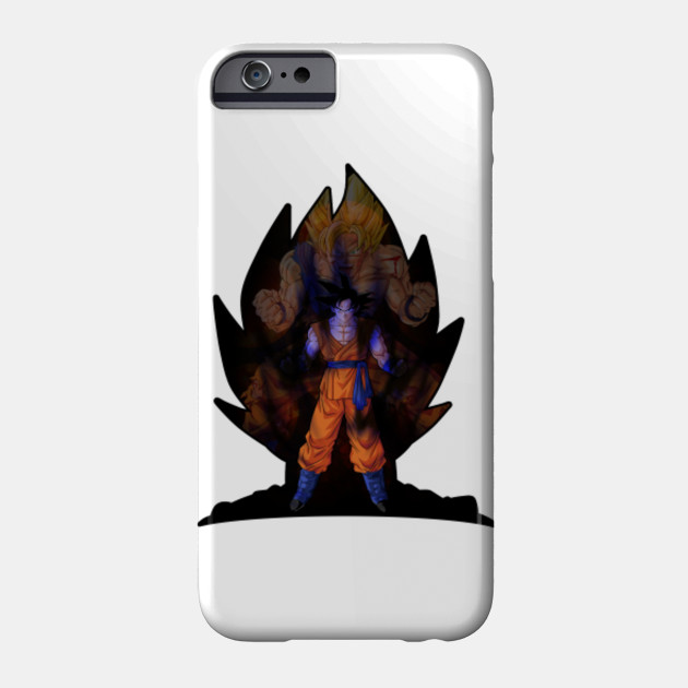 Silhouette Fighter Goku Dragon Ball Z Phone Case Teepublic