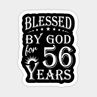 Blessed By God For 56 Years Christian Magnet