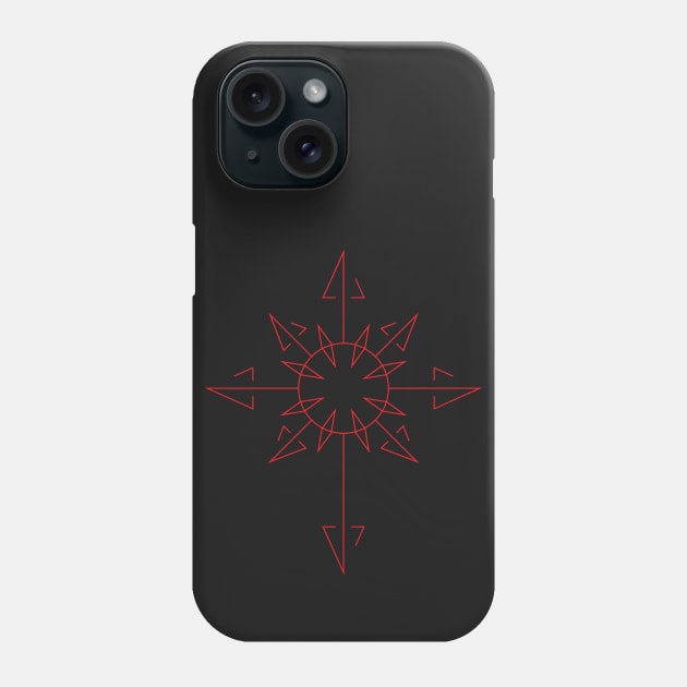 Star of Chaos Phone Case by BadBox