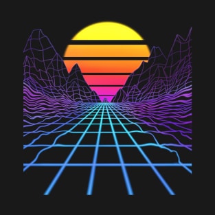 Radiant Mountains Sunset T-Shirt