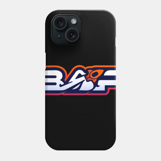 BAP LOGO ( Orange Fade) Phone Case by Black Astronauts Podcast Network Store