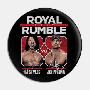 John Cena Vs A.J. Styles Royal Rumble Pin