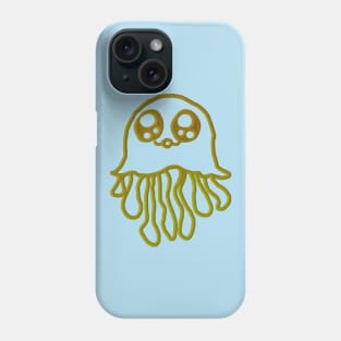 Golden Jellyfish Baby Phone Case