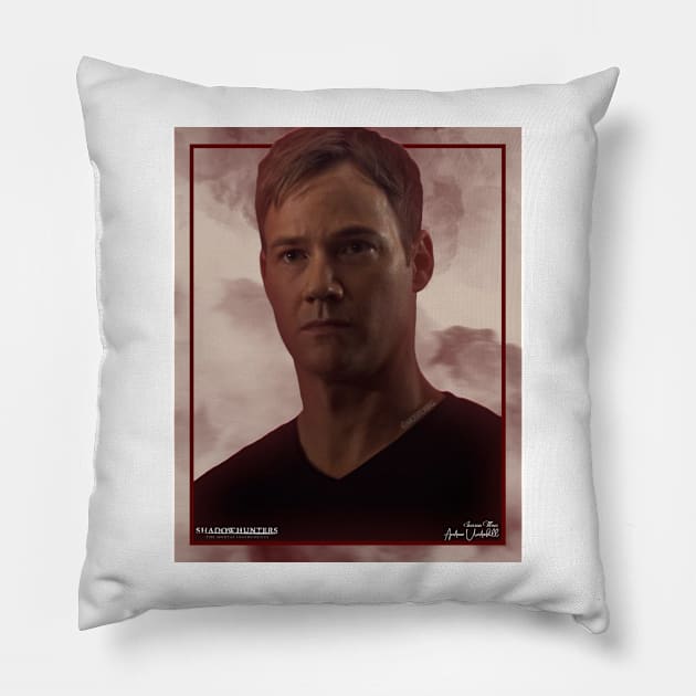 Andrew Underhill - Season Three Poster - Shadowhunters Pillow by vickytoriaq