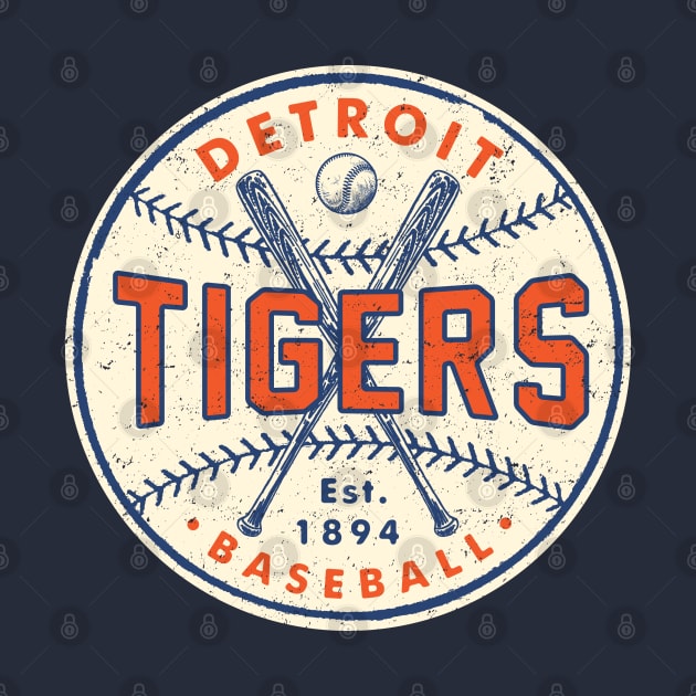 Old Style Detroit Tigers 2 by Buck Tee by Buck Tee