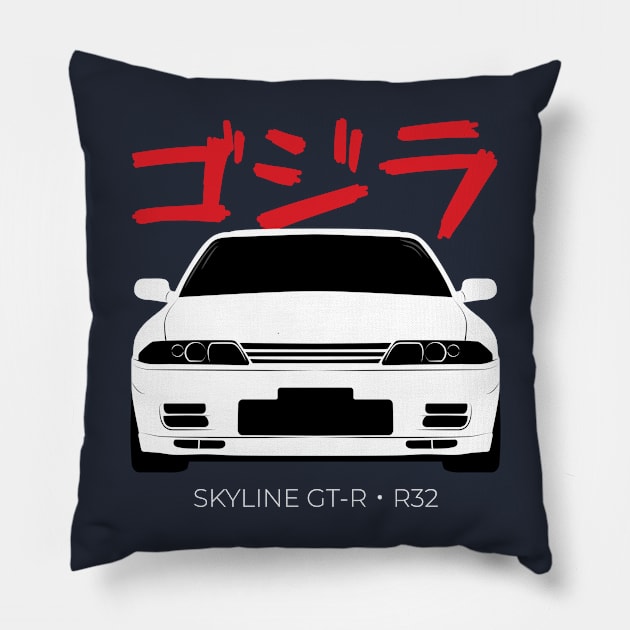 Skyline GT-R R32 Pillow by R4Design