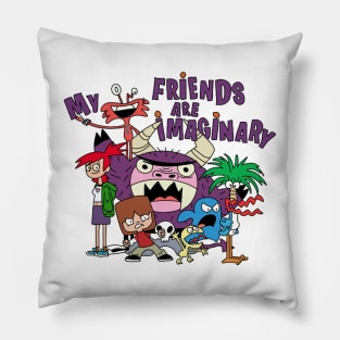 Imaginary Friends Cartoon Pillow