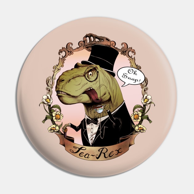 Tea Rex Pin by LirhyaPetitPain