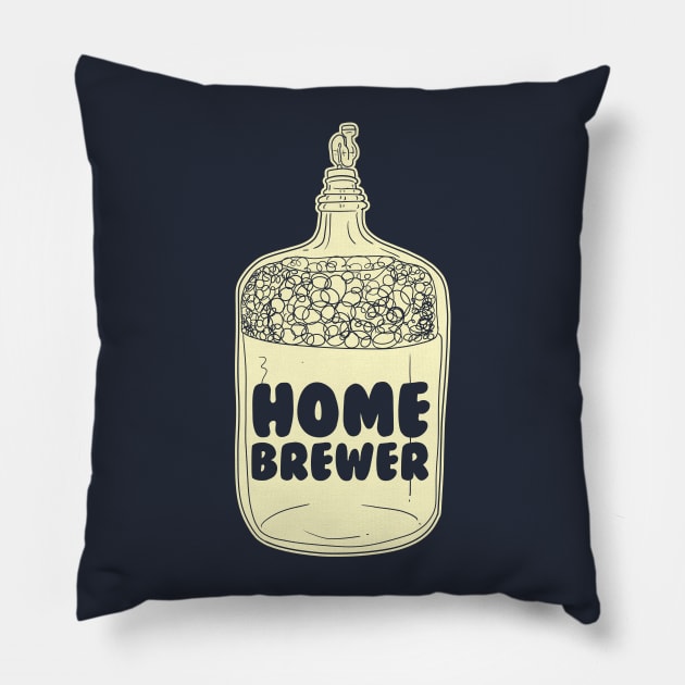 Homebrewer Pillow by APSketches