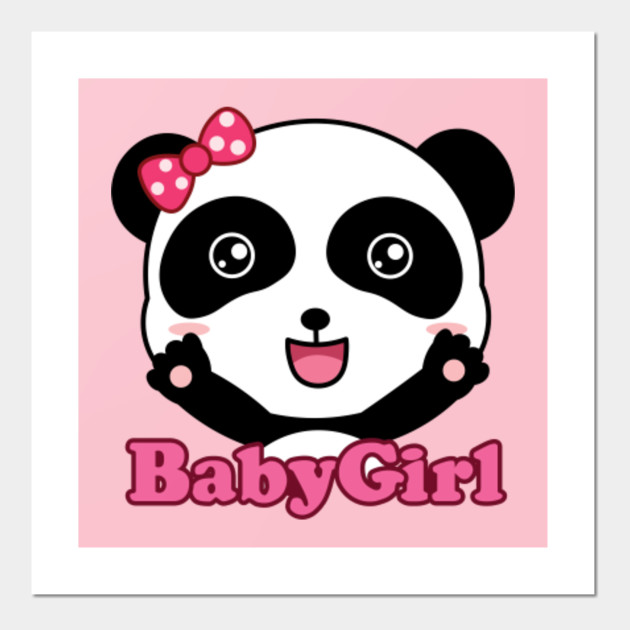 Baby Girl Cute Panda Baby Panda Posters And Art Prints Teepublic Baby Girl Cute Panda Baby Panda Posters And Art Prints Teepublic