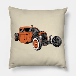 1930 hot rod turbo racer Pillow