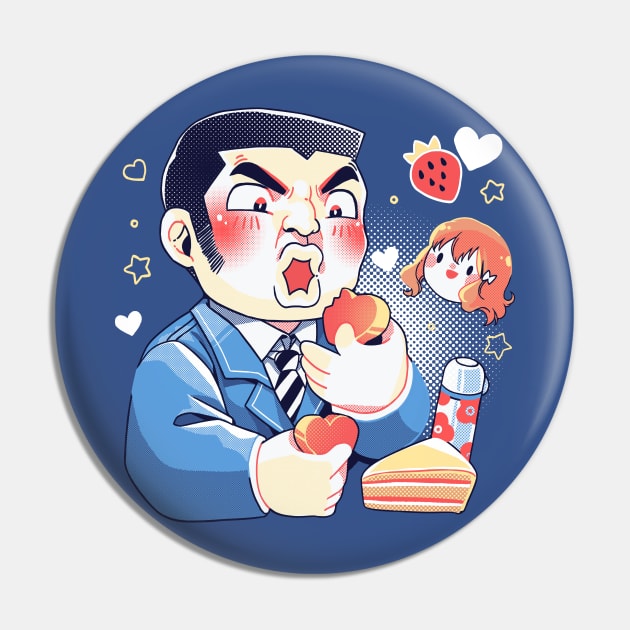 Valentines Eater Pin by CoinboxTees