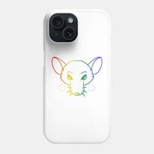 Rad Rat (Rainbow Version) Phone Case