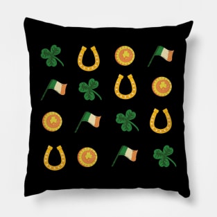 Lucky Charm St Patricks Day Pillow