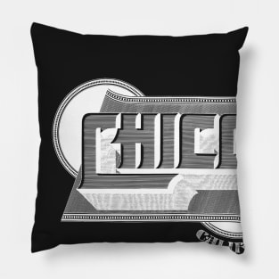 Vintage Chico, CA Pillow